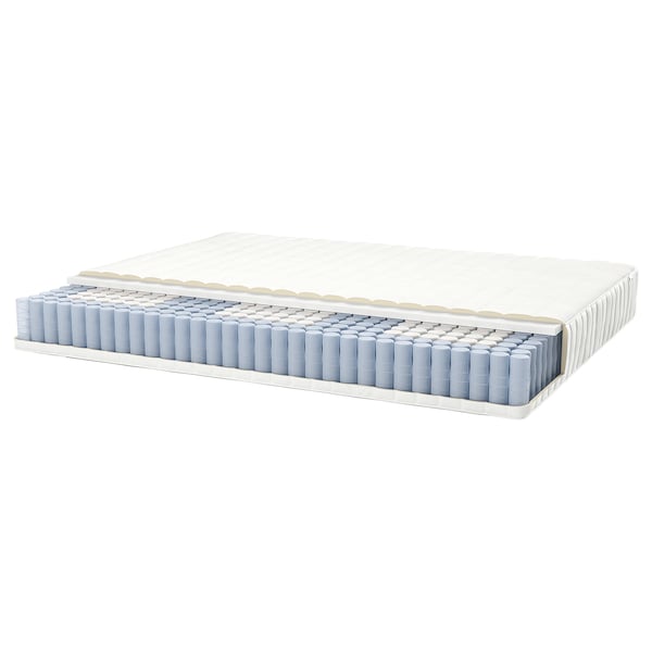 IKEA VALEVÅG pocket spring mattress, medium firm, Queen White, Ikea Ireland | 6829WDEPV