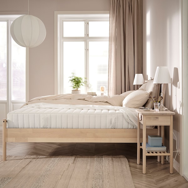 IKEA VALEVÅG pocket spring mattress, medium firm, Full White, Ikea Ireland | 7281WJGZD