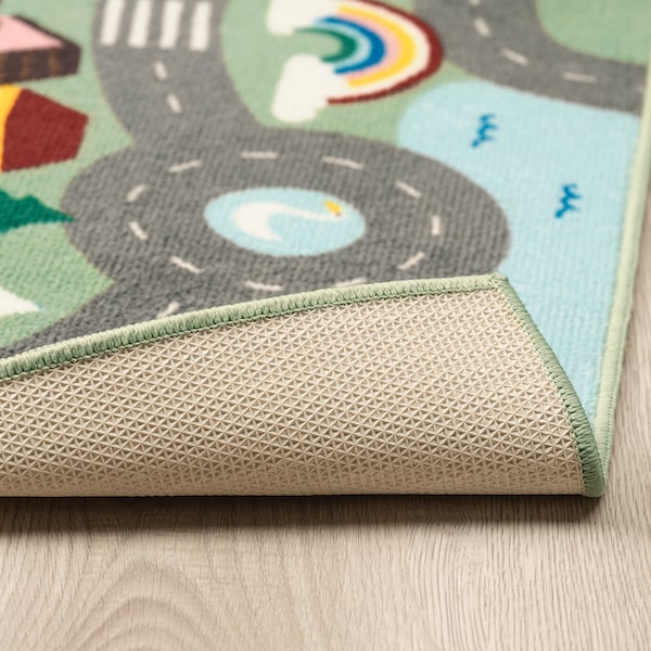 IKEA VALLABY rug, green, 3'3 inx4'4 in, Ikea Ireland | 1638BCFTE