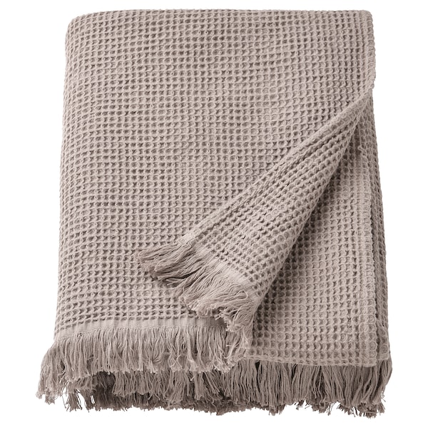 IKEA VALLASÅN bath sheet, 39x59 in Light Gray / Brown, Ikea Ireland | 9418GTJQN