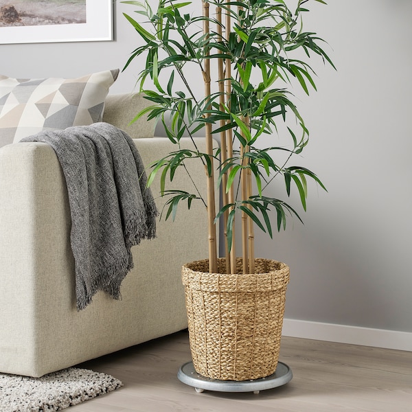 IKEA VALLMOFRÖN plant pot, seagrass, 9 ½ in, Ikea Ireland | 1420KXZHL