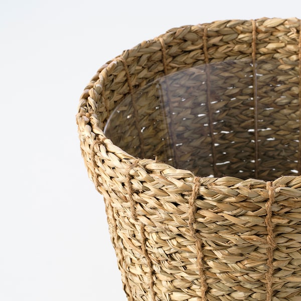 IKEA VALLMOFRÖN plant pot, seagrass, 9 ½ in, Ikea Ireland | 1420KXZHL