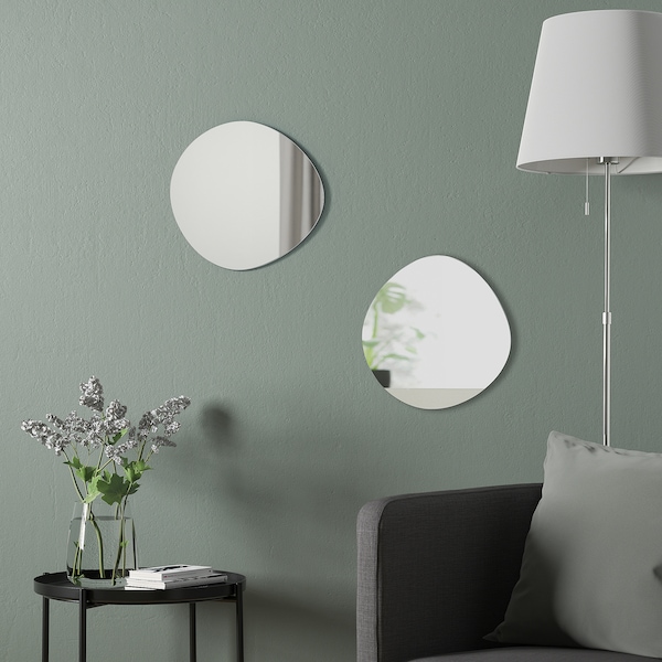 IKEA VALNÖTSTRÄD mirror, 14 5/8x14 1/8 in, Ikea Ireland | 5710OUJBT