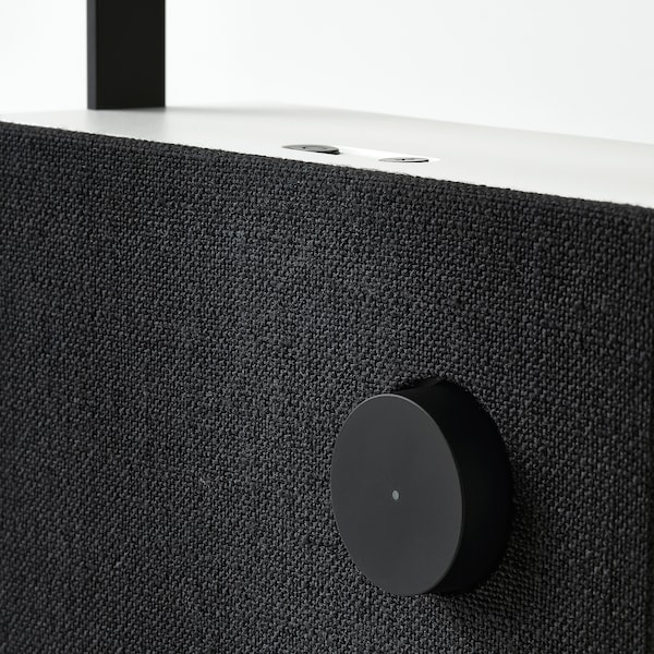 IKEA VAPPEBY bluetooth speaker, 8x8 in White / Black, Ikea Ireland | 9370QULYO
