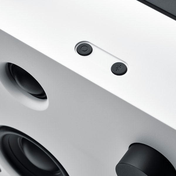 IKEA VAPPEBY bluetooth speaker, 8x8 in White, Ikea Ireland | 0589HUJQD