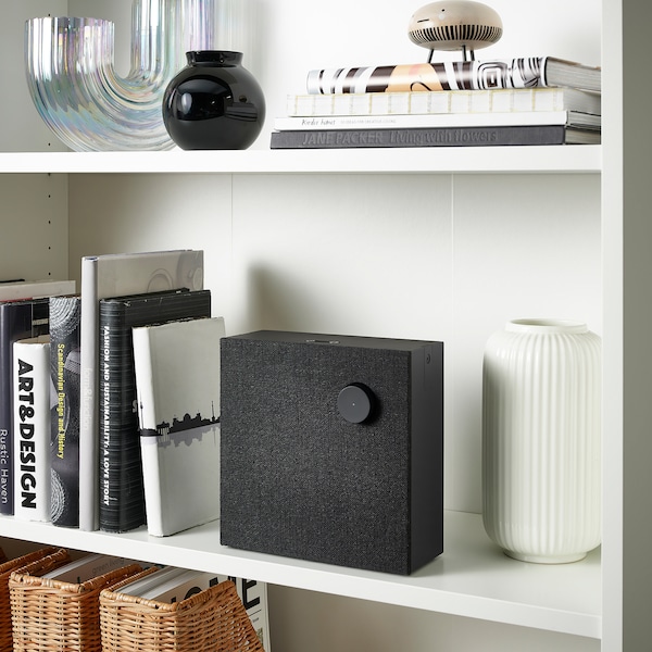 IKEA VAPPEBY bluetooth speaker, gen 3/black, 8x8 in Black, Ikea Ireland | 2175FQCJA