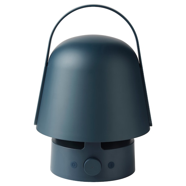 IKEA VAPPEBY bluetooth speaker lamp, outdoor/blue Blue, Ikea Ireland | 8176FULTR
