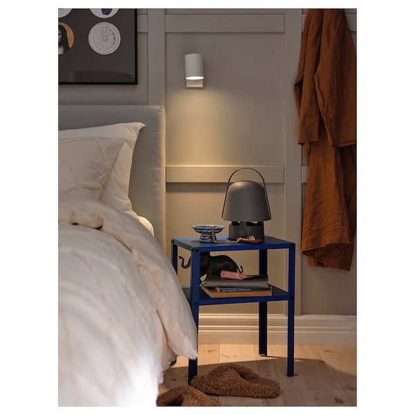 IKEA VAPPEBY bluetooth speaker lamp, outdoor/gray Gray, Ikea Ireland | 3126TOSEQ