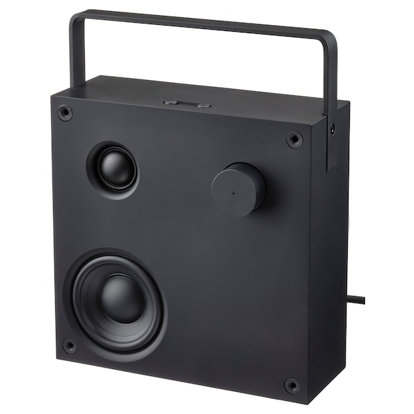 IKEA VAPPEBY bluetooth speaker/gen 3, 8x8 in Black, Ikea Ireland | 0579PDLWE
