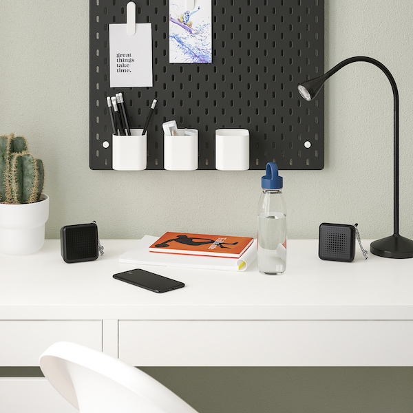 IKEA VAPPEBY bluetooth speakers/set of 2 waterproof Black, Ikea Ireland | 5091SAZFK