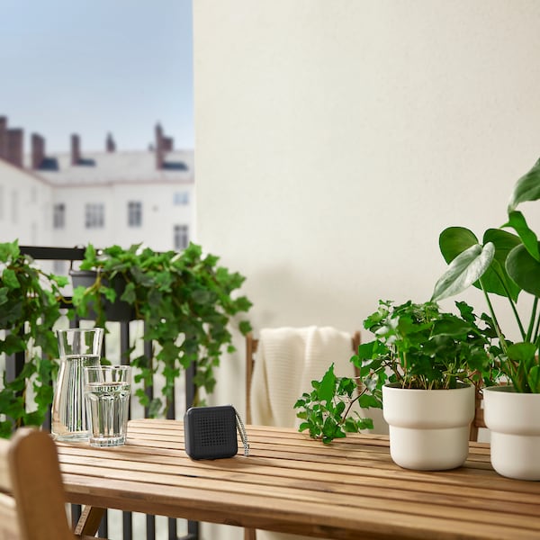 IKEA VAPPEBY bluetooth speakers/set of 2 waterproof Black, Ikea Ireland | 5091SAZFK
