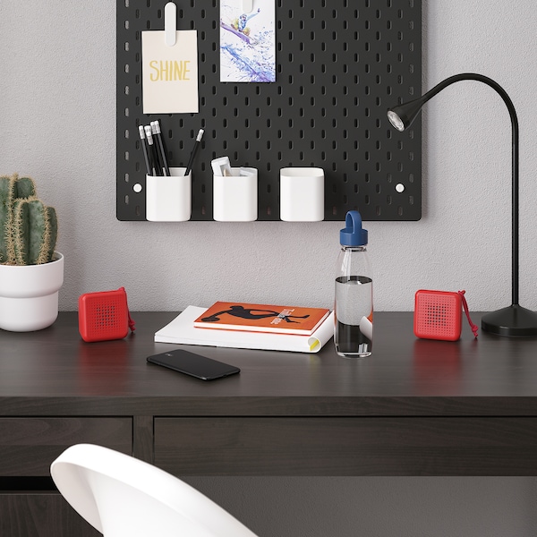 IKEA VAPPEBY bluetooth speakers/set of 2 waterproof Red, Ikea Ireland | 6574FZUYR