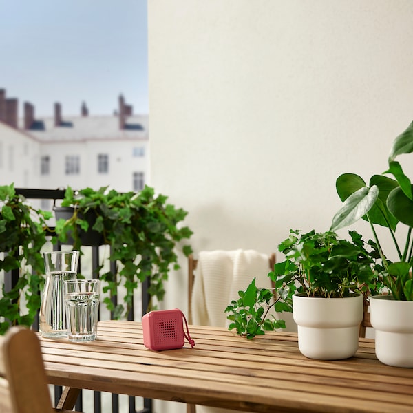 IKEA VAPPEBY portable bluetooth speaker, waterproof red Red, Ikea Ireland | 0716UHELV