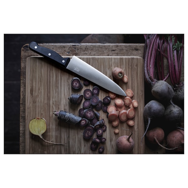 IKEA VARDAGEN chef's knife, dark gray, 8 in, Ikea Ireland | 5391GNMTF