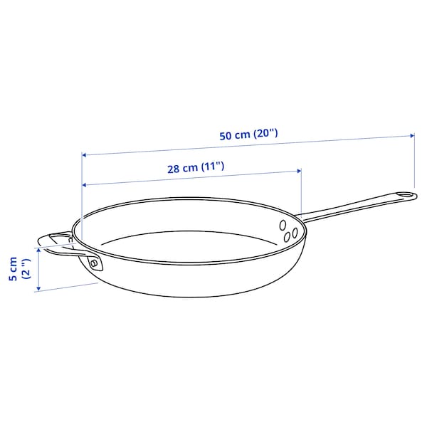 IKEA VARDAGEN frying pan, 11 in Carbon Steel, Ikea Ireland | 1348BYZNM