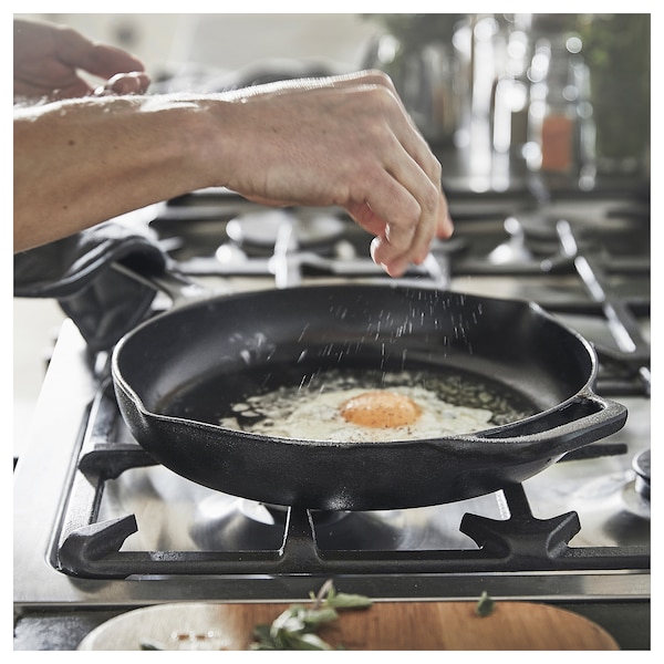 IKEA VARDAGEN frying pan, 11 in Cast Iron, Ikea Ireland | 7954ZYGTQ
