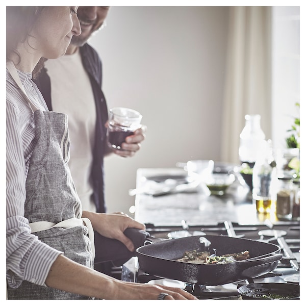 IKEA VARDAGEN grill pan, cast iron, 11x11 in, Ikea Ireland | 9283EJOYN