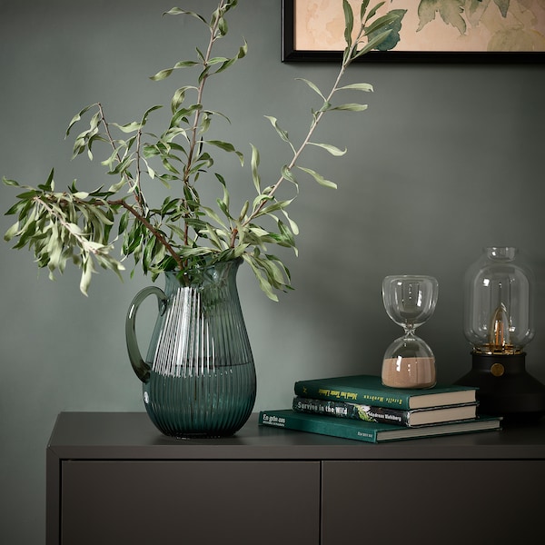 IKEA VARDAGEN pitcher, patterned/dark gray-green, 68 oz, Ikea Ireland | 1953JUVEA
