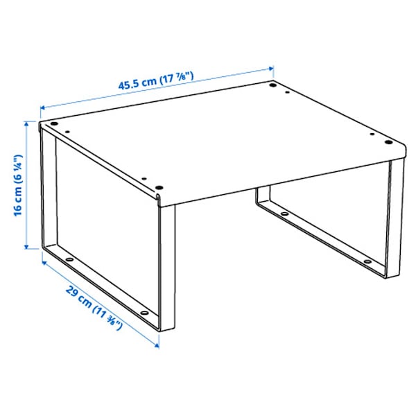 IKEA VARIERA shelf insert, white, 17 7/8x11 3/8x6 1/4 in, Ikea Ireland | 3826CIAPZ