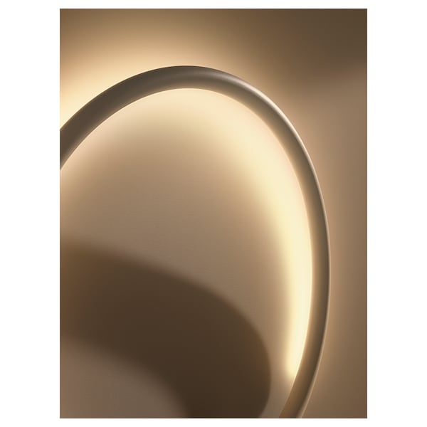 IKEA VARMBLIXT LED wall lamp, white metal/circle, Ikea Ireland | 2604XHZNE