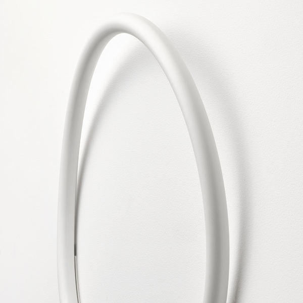 IKEA VARMBLIXT LED wall lamp, white metal/circle, Ikea Ireland | 2604XHZNE