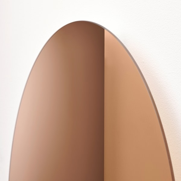 IKEA VARMBLIXT LED wall/mirror lamp, dimmable/bronze color round, Ikea Ireland | 4635IWFSC