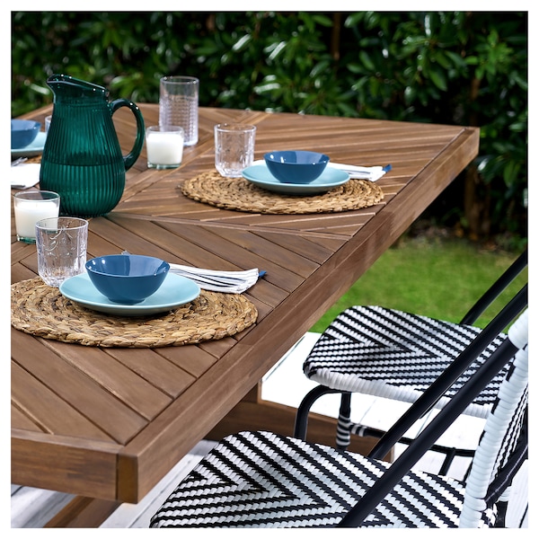 IKEA VASSHOLMEN chair, in/outdoor, black/white, Ikea Ireland | 9206MFHOX