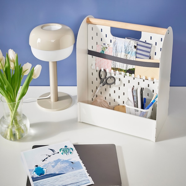 IKEA VATTENKAR desk organizer, white, 13x8 ¼x17 in, Ikea Ireland | 2905RSGVI