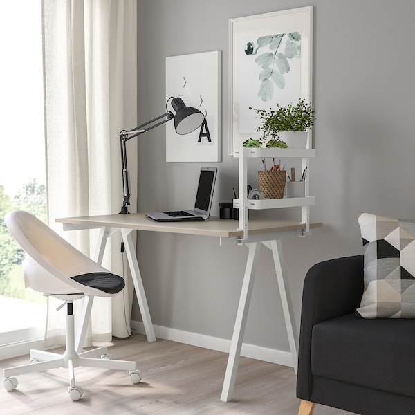 IKEA VATTENKAR desktop shelf, 19 ¼x6 in White, Ikea Ireland | 6472UGILY
