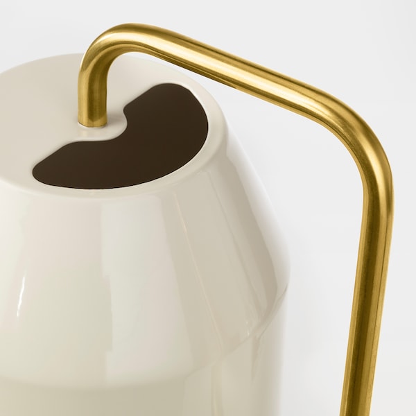 IKEA VATTENKRASSE watering can, ivory/gold, 30 oz, Ikea Ireland | 3279SDZBK