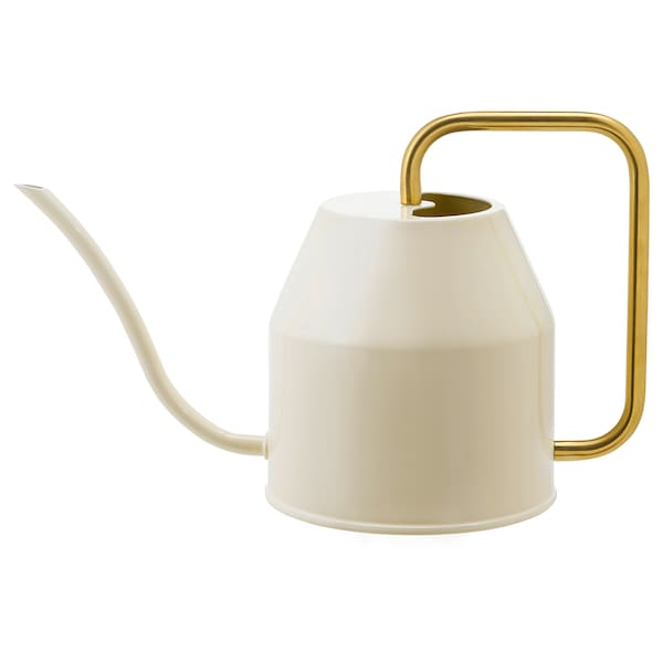 IKEA VATTENKRASSE watering can, ivory/gold, 30 oz, Ikea Ireland | 3279SDZBK