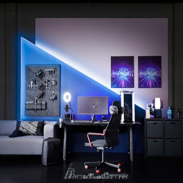 IKEA VATTENSTEN LED light strip, multicolor, 118 in, Ikea Ireland | 4659ABSYG