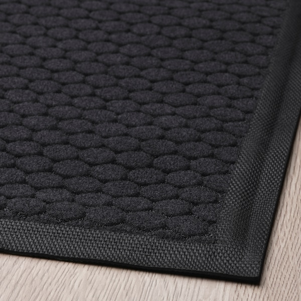 IKEA VATTENVERK door mat, dark gray, 2'0 inx2'11 in Indoor, Ikea Ireland | 5092INXQM