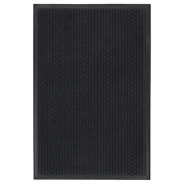 IKEA VATTENVERK door mat, dark gray, 2\'0 inx2\'11 in Indoor, Ikea Ireland | 5092INXQM