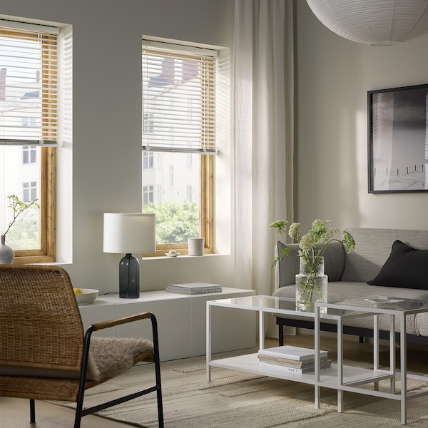IKEA VECKLARFLY Venetian blind, white, 38x61 in, Ikea Ireland | 0896BVSCP