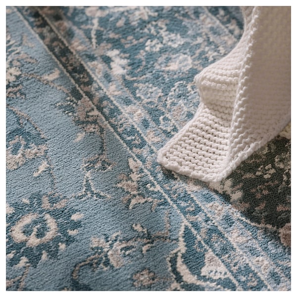 IKEA VEDBÄK rug, low pile, 4'4 inx6'5 in Blue, Ikea Ireland | 9824BJCUY