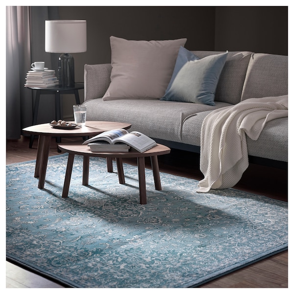 IKEA VEDBÄK rug, low pile, 5'7 inx7'7 in Blue, Ikea Ireland | 8243MXGUA
