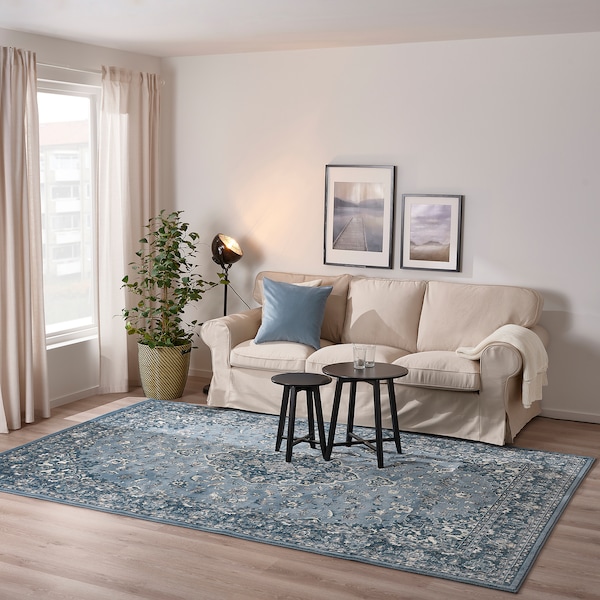 IKEA VEDBÄK rug, low pile, 6'7 inx9'10 in Blue, Ikea Ireland | 2489VGWPI