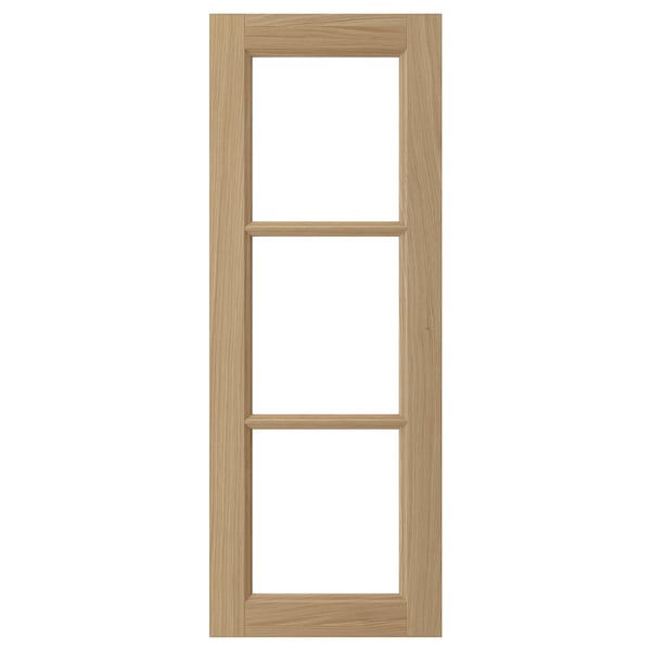 IKEA VEDHAMN glass door, oak, 15x40 in, Ikea Ireland | 0541JYWFR