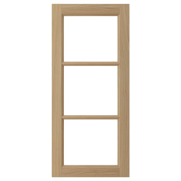 IKEA VEDHAMN glass door, oak, 18x40 in, Ikea Ireland | 4187REKTL