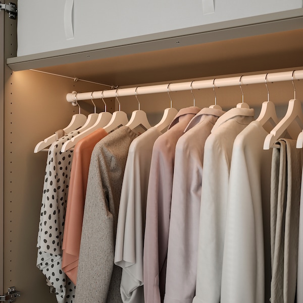 IKEA ÖVERSIDAN LED wardrobe lighting strp w sensor, 38 in Dimmable Beige, Ikea Ireland | 2961CSJHV