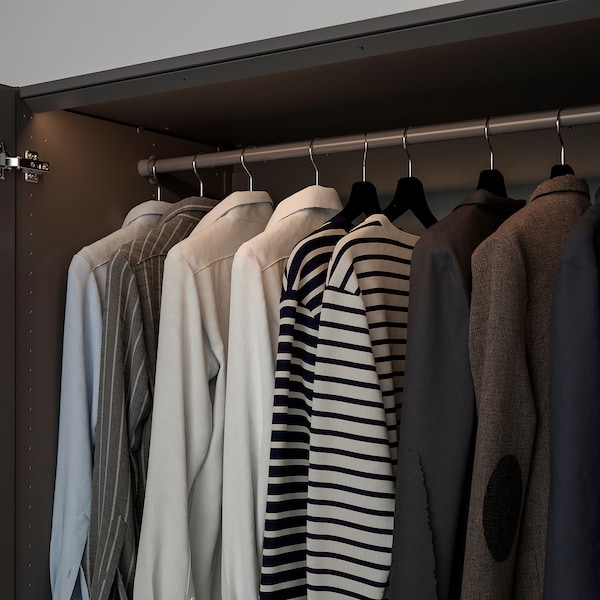 IKEA ÖVERSIDAN LED wardrobe lighting strp w sensor, 38 in Dimmable Dark Gray, Ikea Ireland | 8213EOIVF