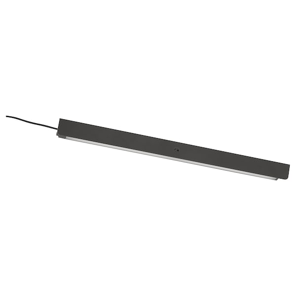 IKEA ÖVERSIDAN LED wardrobe lighting strp w sensor, 18 in Dimmable Dark Gray, Ikea Ireland | 6714SRWTO