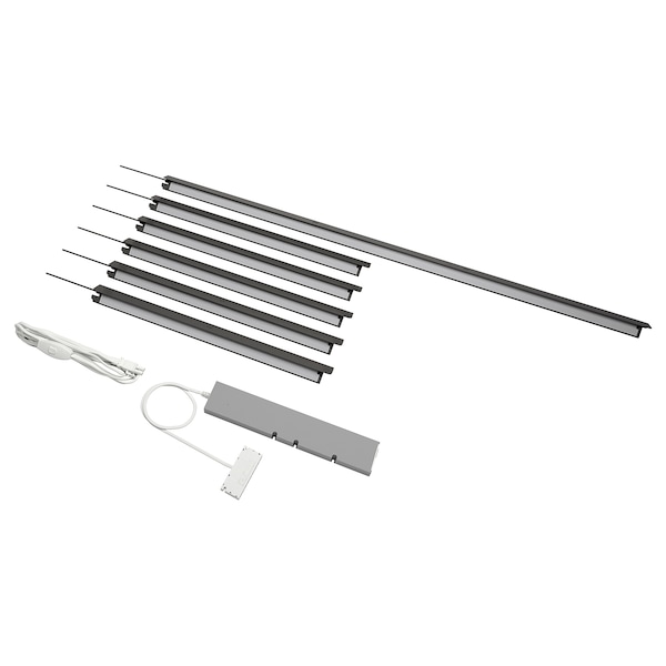 IKEA ÖVERSIDAN / TRÅDFRI lighting kit Dark Gray, Ikea Ireland | 8165WAXFS
