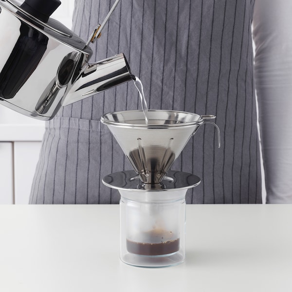 IKEA ÖVERST metal coffee filter, stainless steel, Ikea Ireland | 3704TENGC