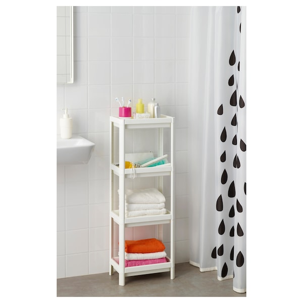 IKEA VESKEN Shelf unit, 14 1/8x9x39 3/8 in White, Ikea Ireland | 0983BUNTE