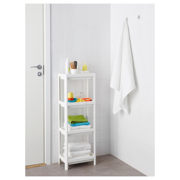 IKEA VESKEN Shelf unit, 14 1/8x9x39 3/8 in White, Ikea Ireland | 0983BUNTE