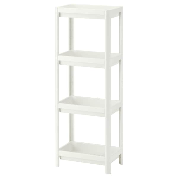 IKEA VESKEN Shelf unit, 14 1/8x9x39 3/8 in White, Ikea Ireland | 0983BUNTE