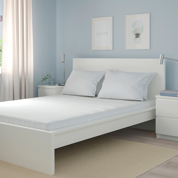 IKEA VESTERÖY pocket spring mattress, Full Medium Firm / White, Ikea Ireland | 6834WQKJF