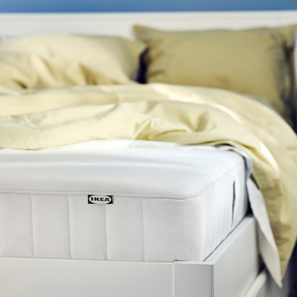 IKEA VESTERÖY pocket spring mattress, Queen Medium Firm / White, Ikea Ireland | 4196AMWGR